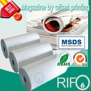 Rph-100 Λευκό Συνθετικό Χαρτί BOPP για εκτυπώσιμα υλικά περιοδικών εκτύπωσης